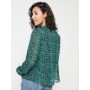 Blouse Ashley verte  - Rue mazarine
