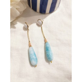 Boucles d'oreilles Amazonite - leli concept store