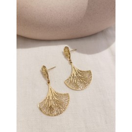 Boucles d'oreilles feuille - leli concept store