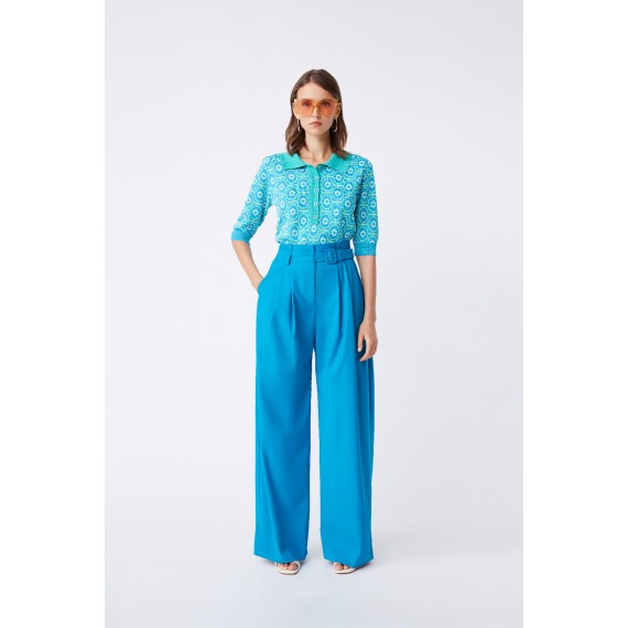 Pantalon Jawad bleu -  Suncoo