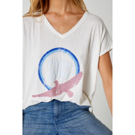 Tee-shirt Sun Blanc - Five
