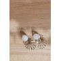 Boucles d'oreilles blanches - leli concept store