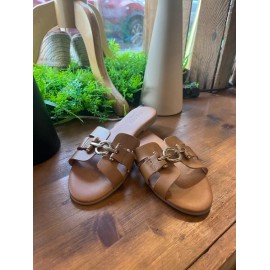 Sandale Viva marron - Pieces
