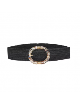 Ceinture Kalla noir - Pièces