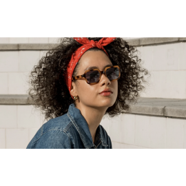 Lunettes de soleil Kylie miel - Charly Therapy