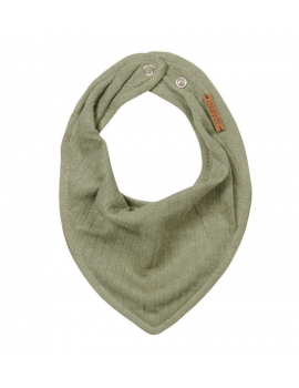 Bavoir bandana Pure Olive - Little Dutch