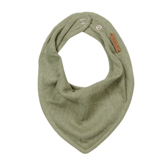 Bavoir bandana Pure Olive - Little Dutch