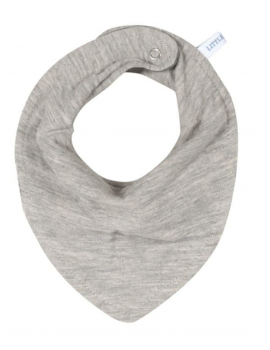 Bavoir bandana gris - Little Dutch