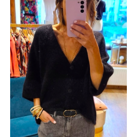 Gilet Please LIzzie M734 Noir - leli concept store