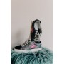 Baskets Duck noires paillettes Semerdjian - leli 