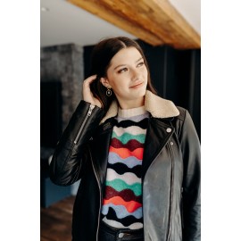 Perfecto cuir Katla - Vila - leli concept store