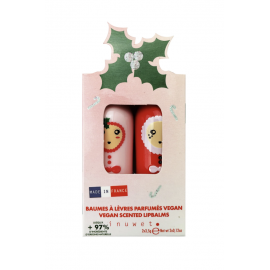 Duo baume à lèvres houx noël - Inuwet