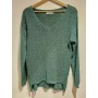 Pull M49 vert pailleté - PLEASE