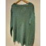 Pull M49 vert pailleté - PLEASE