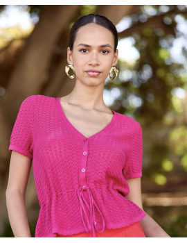 Top MALLORY fuchsia - La Petite Etoile