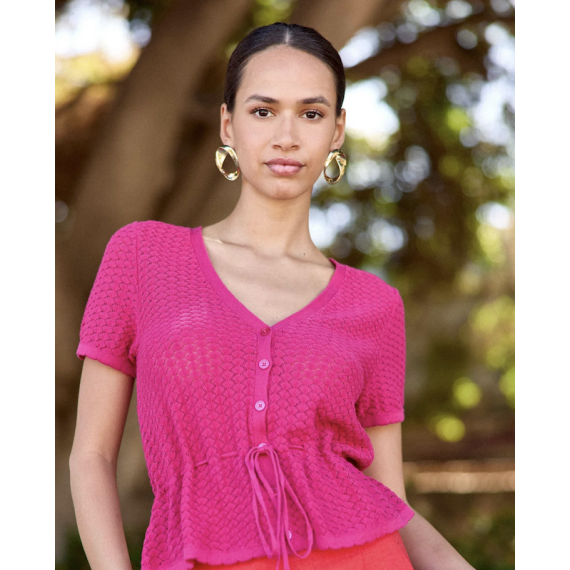 Top MALLORY fuchsia - La Petite Etoile