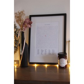 Affiche Mots d'Amour Mêlés