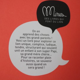 Cahier d'activités Papi, Mamie et Moi -  Editions Minus - leli