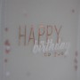 Carte Happy Birthday to you - Raëder - leli