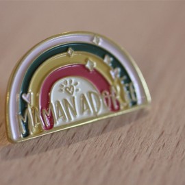 Pin's Arc en Ciel Maman adorée - leli concept store
