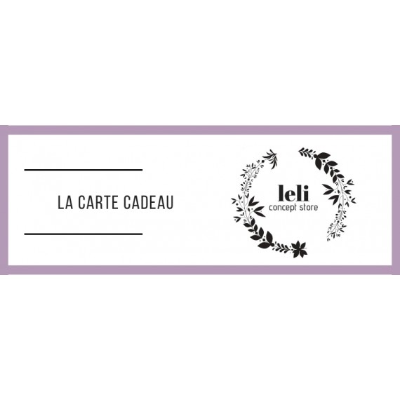 E-carte cadeau 30€ The LELI