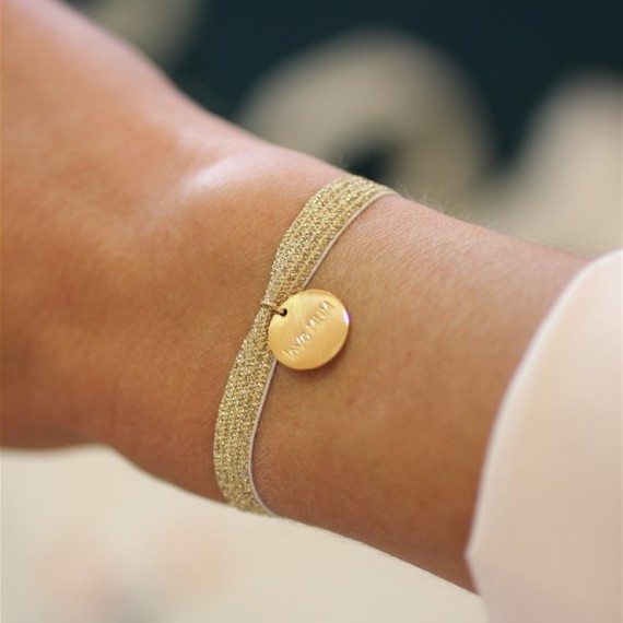 Bracelet médaille Maman - leli concept store