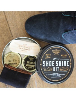 Travel Shoe shine kit - Gentlemen's Hardware