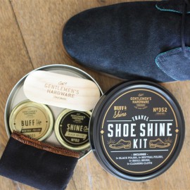 Travel Shoe shine kit - Gentlemen's Hardware - leli concept store