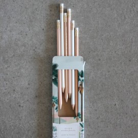 Set de crayons à papier Palm Springs - All The Way to Say - leli concept store