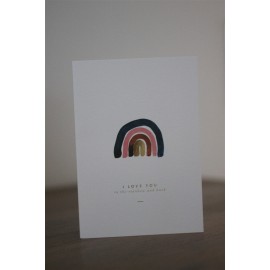 Carte Rainbow - All The way To Say - leli concept store