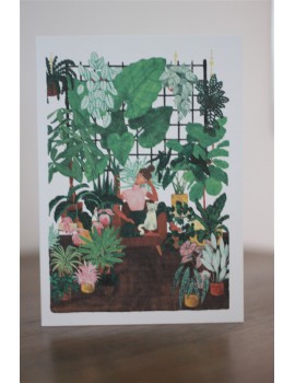 Carte Plant Addict Lady - All The way To Say