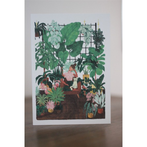 Carte Plant Addict Lady - All The way To Say - leli concept store