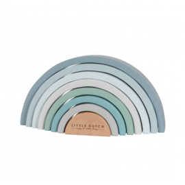 Arc en ciel en bois bleu - Little Dutch