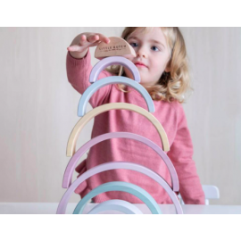 Arc en ciel en bois rose - Little Dutch