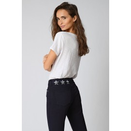 Jean Colette marine - Five jeans - leli concept store