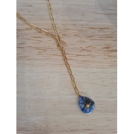 Collier Néa bleu - leli concept store