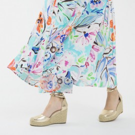 Sandales compensées SD 2257 or - vanessa wu - leli concept store
