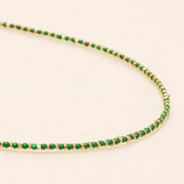Collier Jaïpur Malachite - Une à une - leli concept store