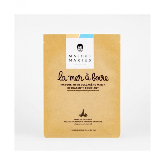 Masque hydratant - La mer à boire Homme - Malou et Marius