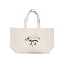Sac shopping Merci de tout mon cœur nounou - Label'Tour