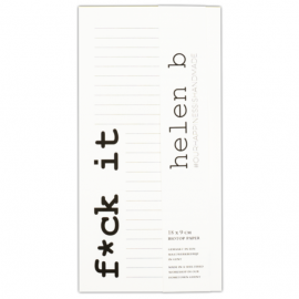 Bloc note f*ck it - helen b
