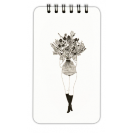 Bloc-note pages lignés bouquet - helen b