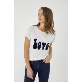 Tee shirt Love blanc - Five