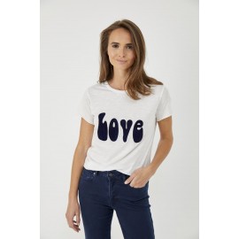 Tee shirt Love blanc - Five
