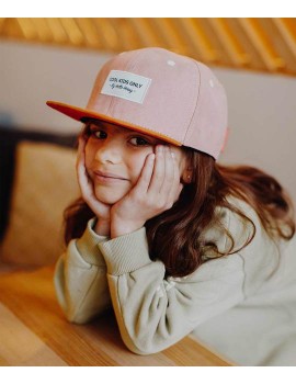 Casquette daim vieux rose - Hello Hossy