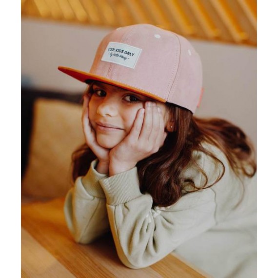 Casquette daim vieux rose - Hello Hossy