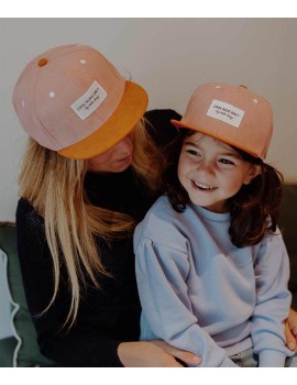 Casquette daim vieux rose Mum - Hello Hossy