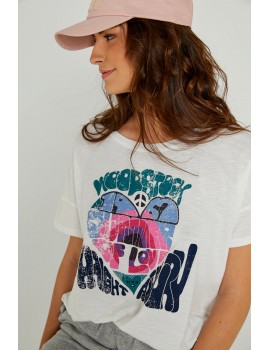 Tee-shirt Woodstock - Five jeans