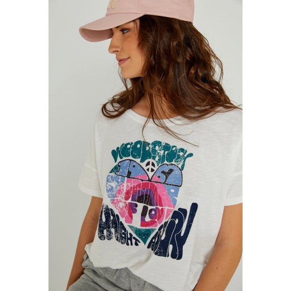 Tee-shirt Woodstock - Five jeans