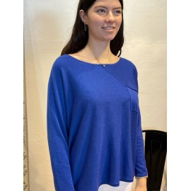 Pull Loreta indigo - Rue Mazarine